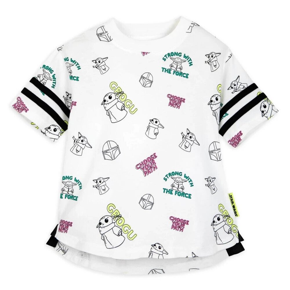 Disney Grogu Baby‎ Yoda T-Shirt for Kids Star Wars The Mandalorian XL (14)
